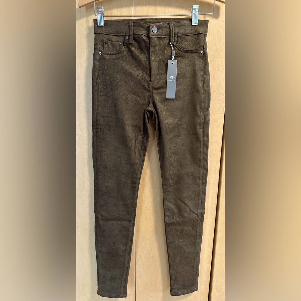 Tractr Faux Suede Skinny Jeans - NWT